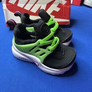 New Nike Little Presto TD 'Green Strike' DM8680-001 NWT NIB Retro Shoes size 5c